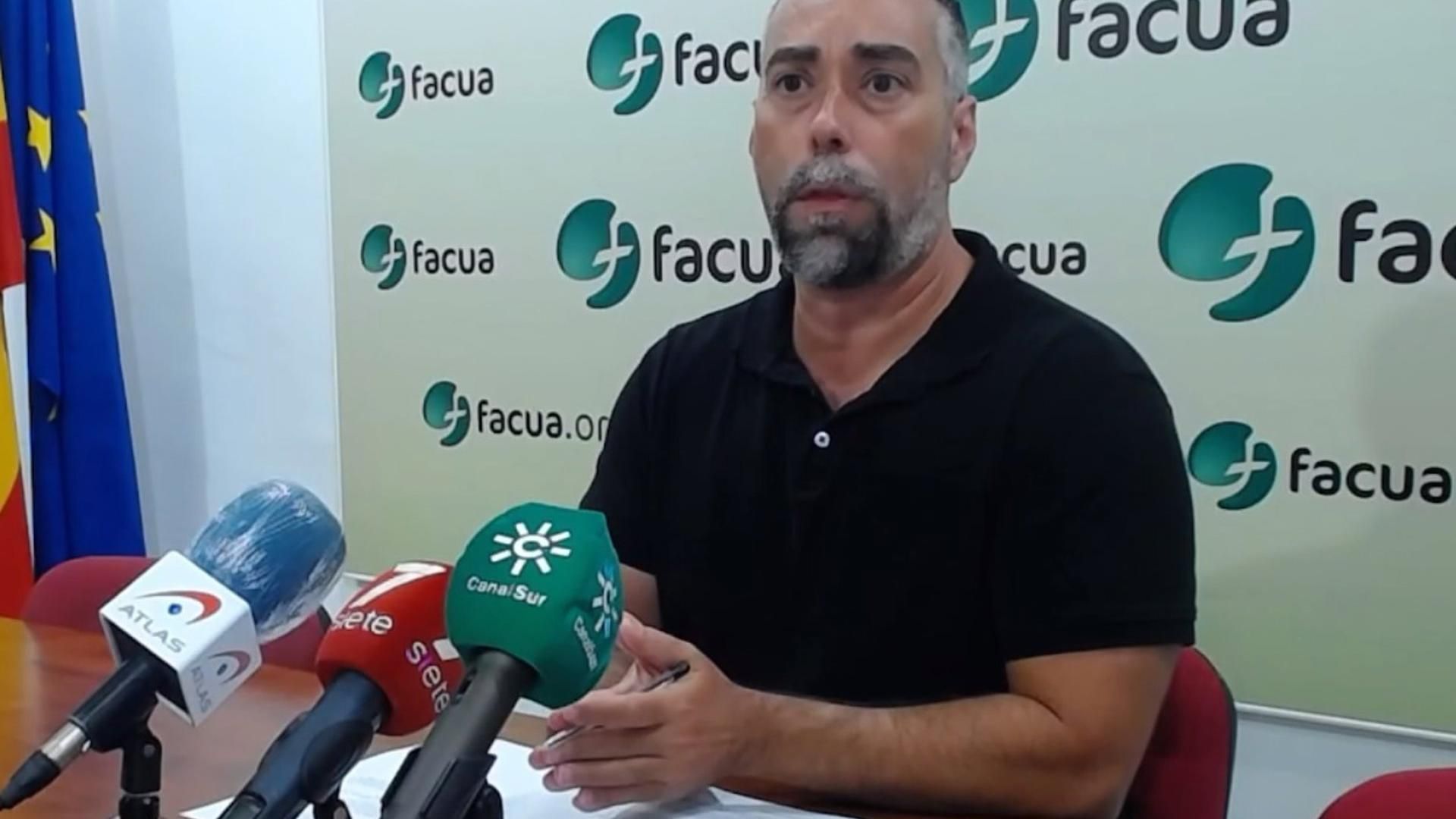 Rubén Sánchez, portavoz de Facua