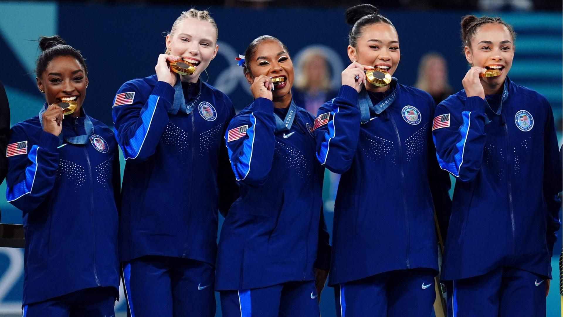 Simon Biles y el resto de gimnastas estadounidenses