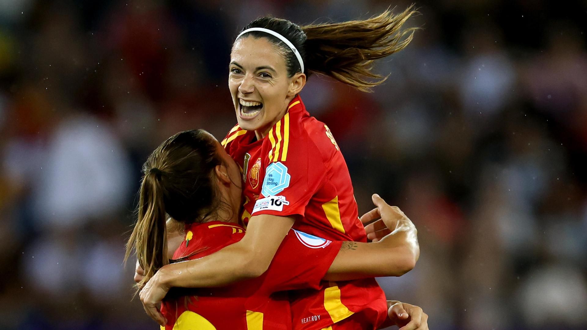 Aitana Bonmatí fue la autora del gol que ha llevado a España a la final de la Eurocopa