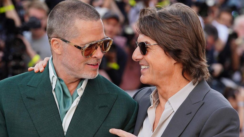 Brad Pitt y Tom Cruise, en la premier de 'F1'