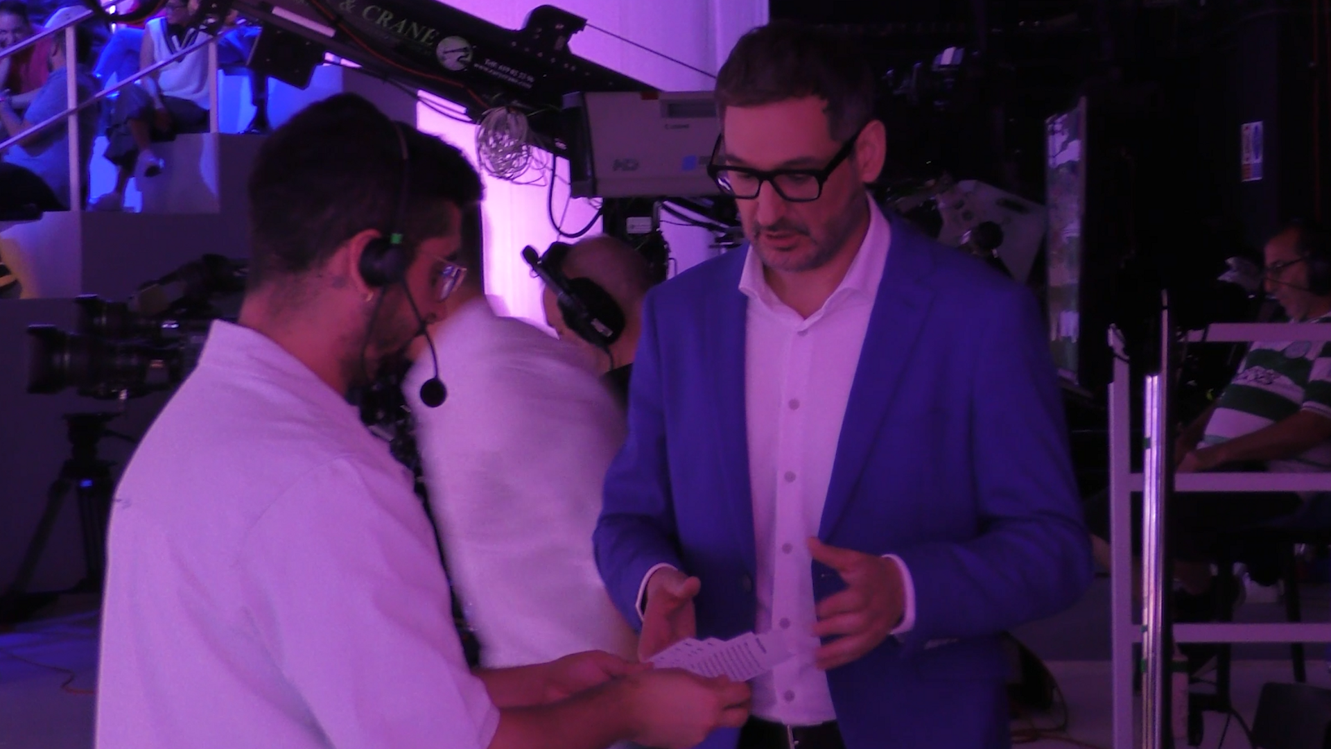 Eugeni Alemany, en el backstage del programa: "Todavía me pongo nervioso" Agárrate al sillón Exclusivo web