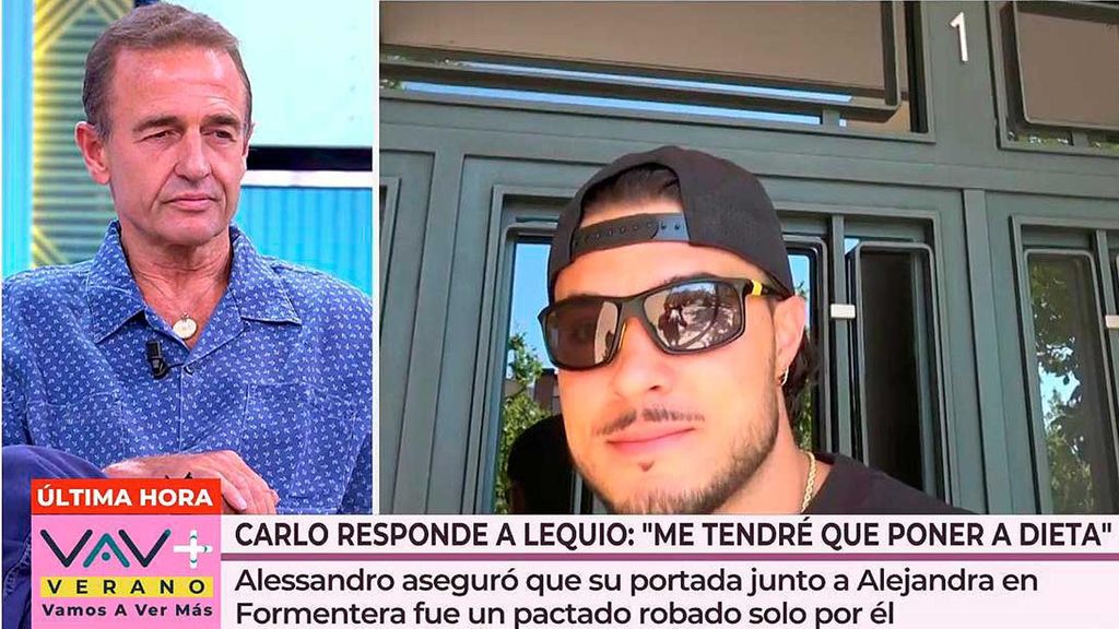 Carlo Costanzia responde a las acusaciones de Alessandro Lequio: "Me tendré  que poner a dieta"