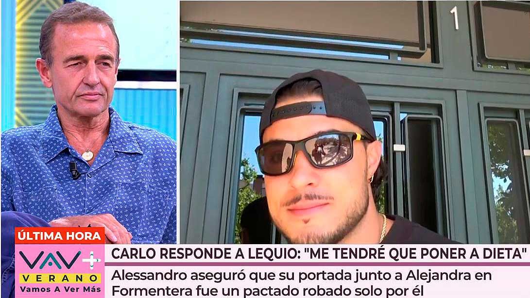 Carlo Costanzia responde a las acusaciones de Alessandro Lequio: "Me tendré que poner a dieta"