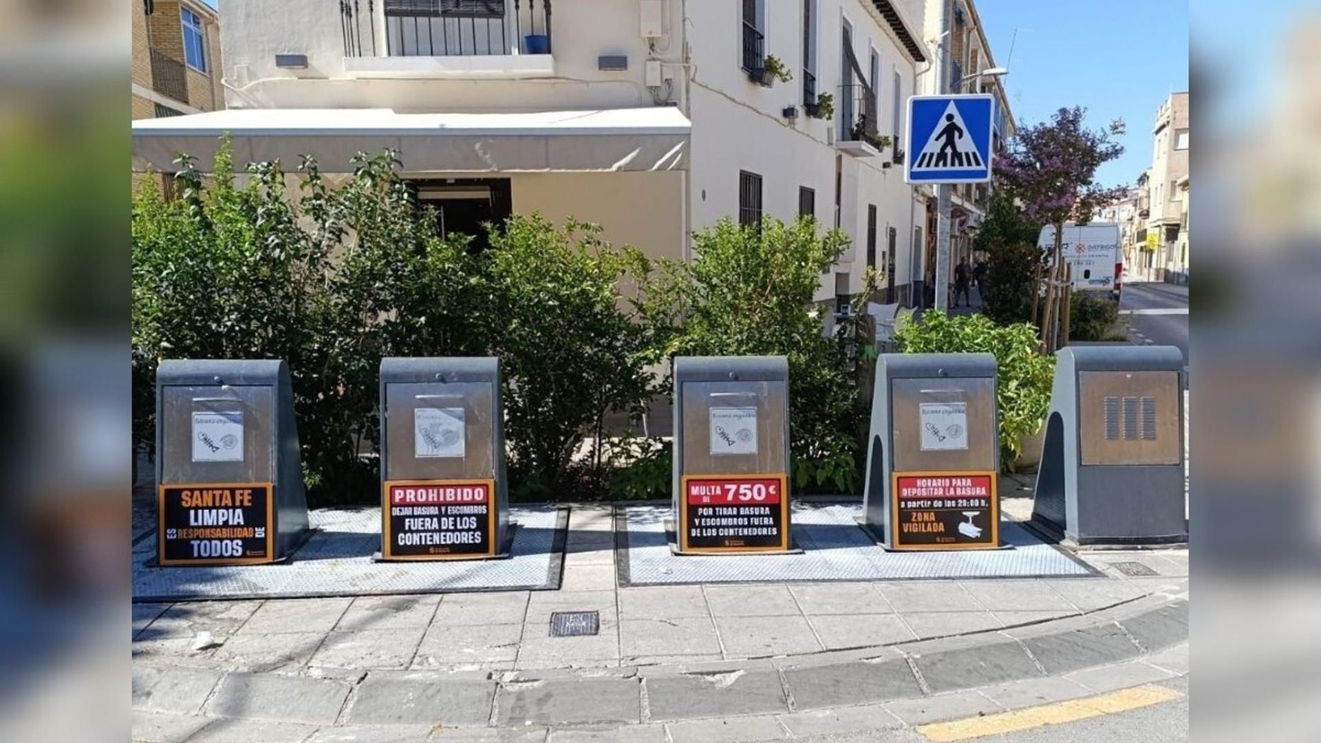 Contenedores de Santa Fe, Granada