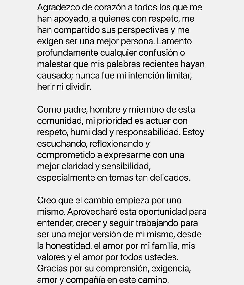El comunicado íntegro de Chicharito