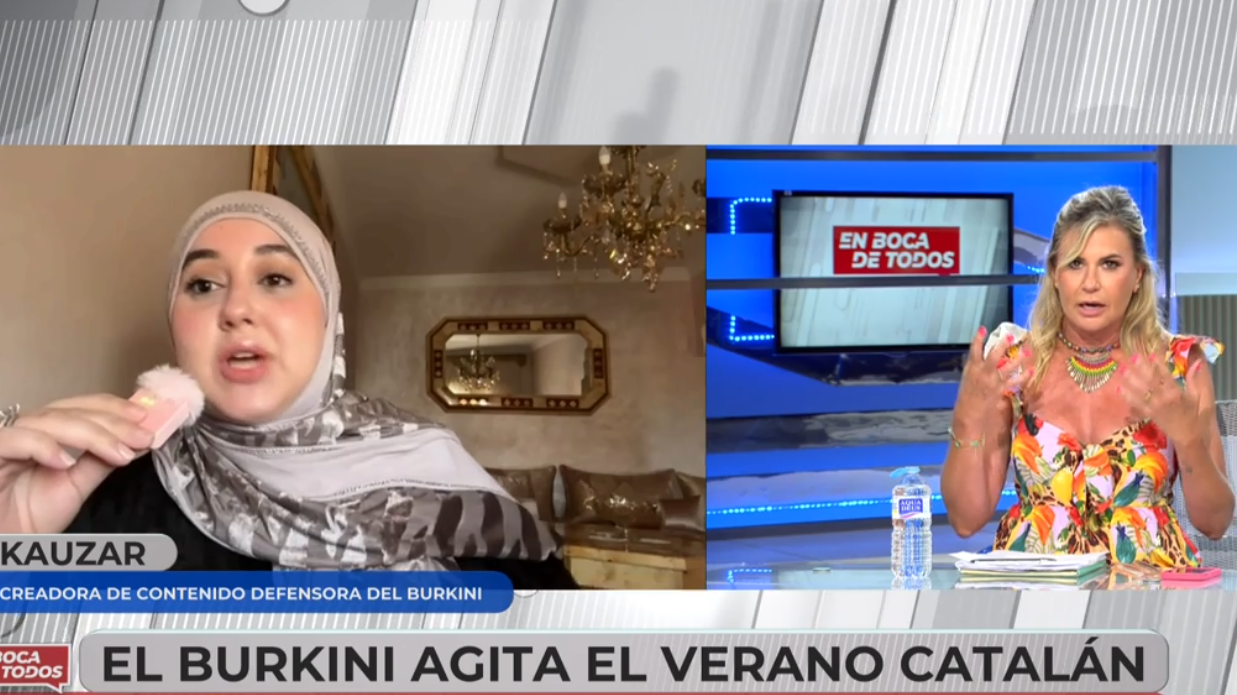 El rifirrafe entre Patricia Cerezo y una invitada por el uso del burkini: "Te has juntado muy poco con mujeres musulmanas"
