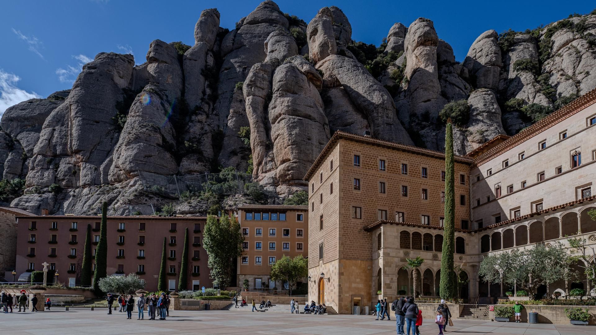 Imagen de archivo de la montaña de Montserrat