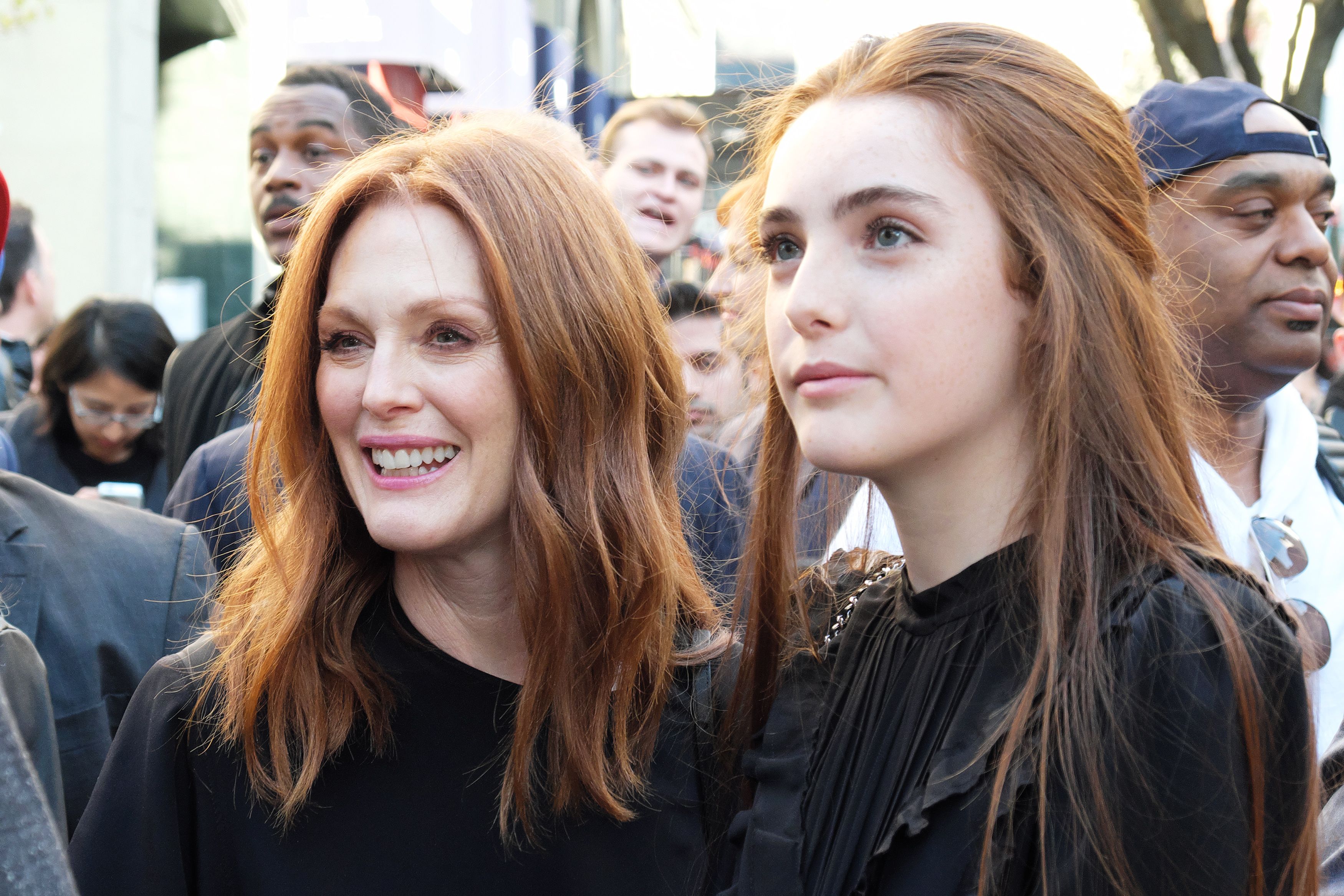 Julianne Moore y su hija