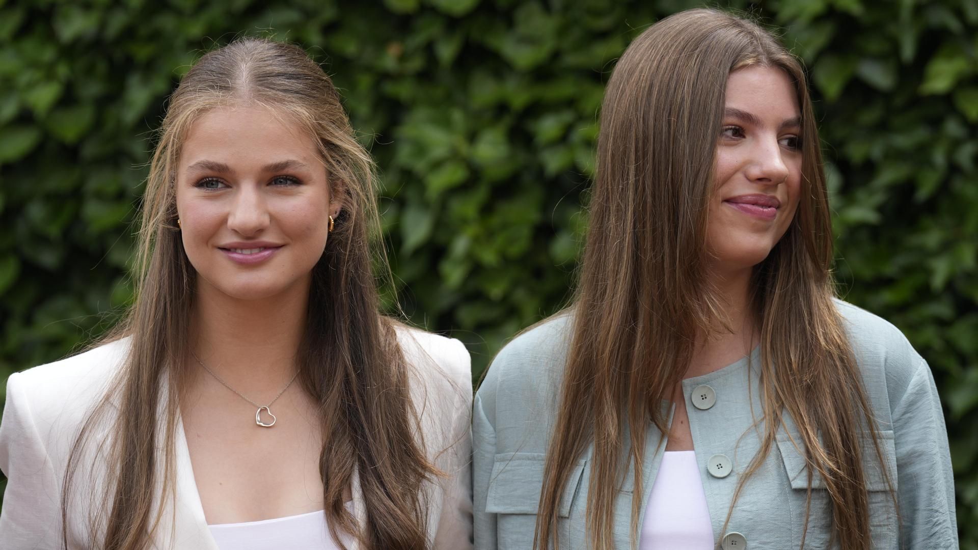 La princesa Leonor y la infanta Sofía