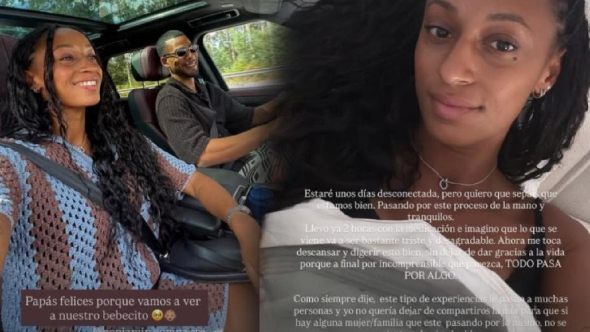 Los stories de Ana Peleteiro en los que mostraba su visita al médico y su posterior comunicado