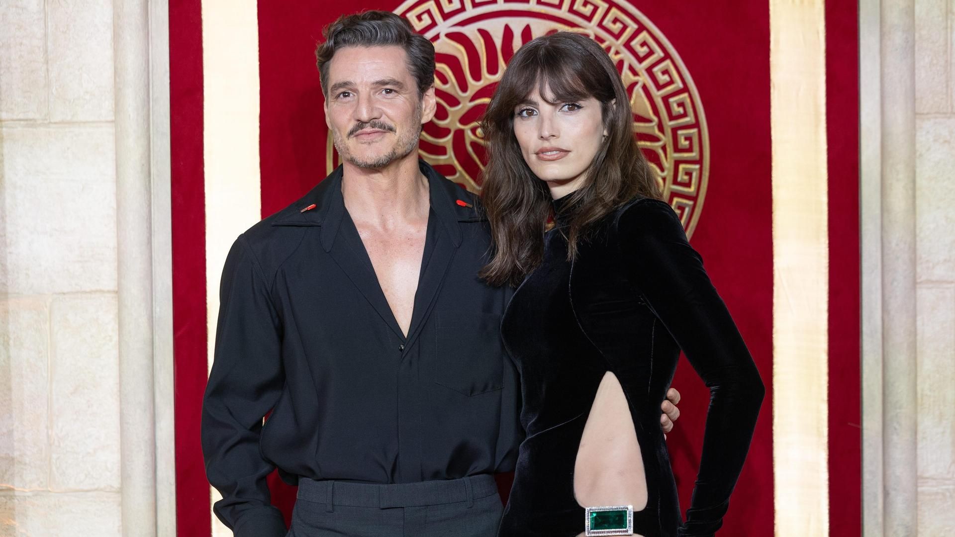 Pedro y Lux Pascal en la premier de Gladiator II