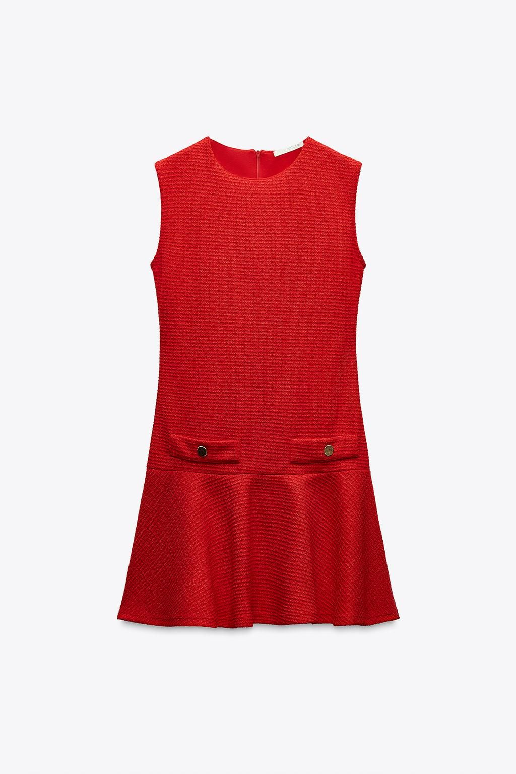 Vestido rojo de las rebajas de Zara