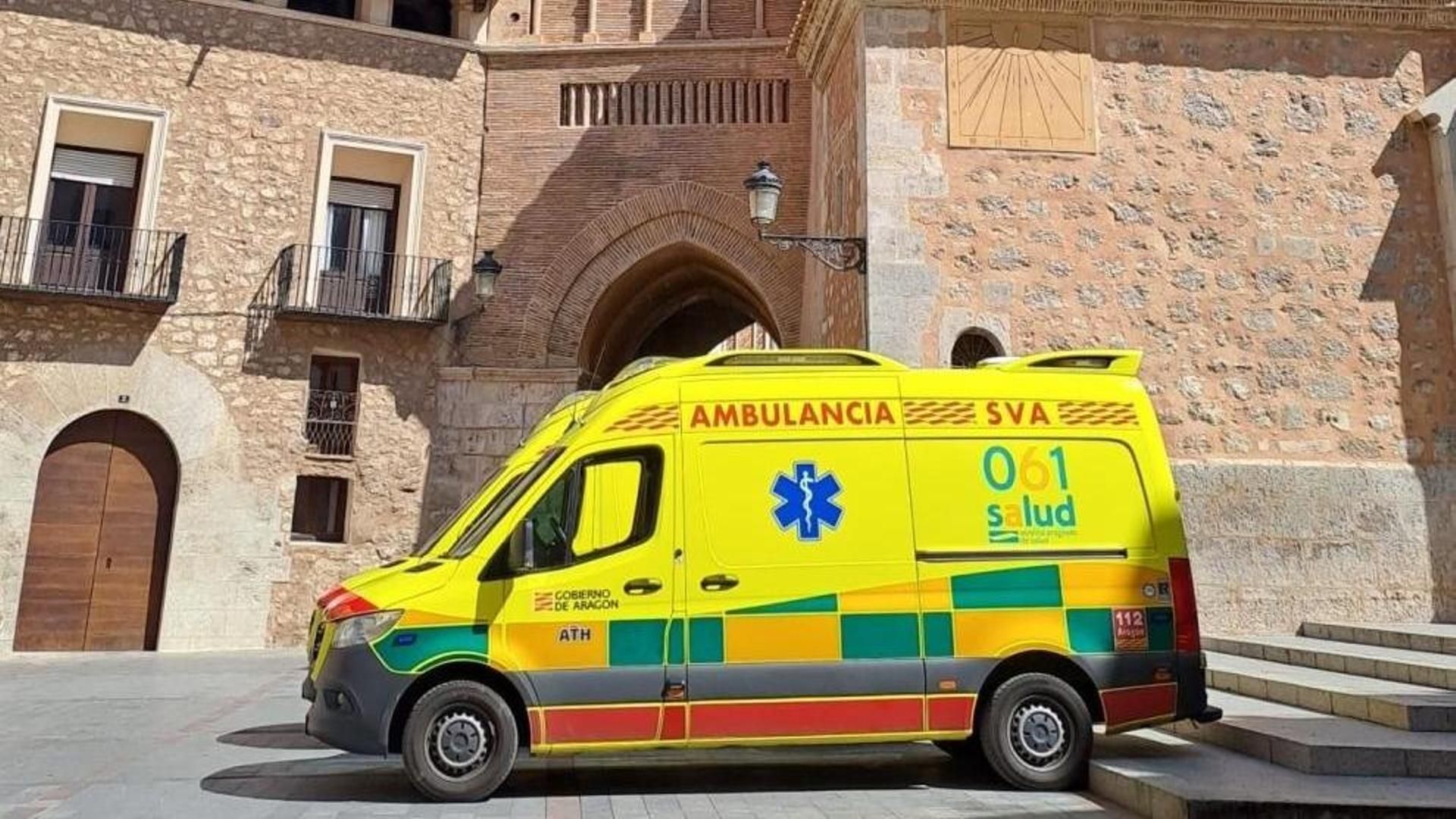 Ambulancia de Soporte Vital Avanzado del Gobierno de Aragón