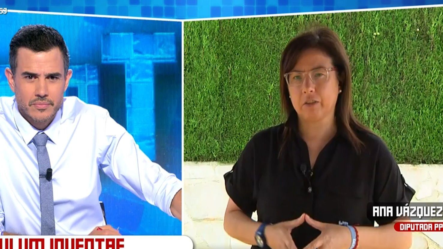 Ana Vázquez carga duramente contra Óscar Puente: ''Es el mamporrero de Sánchez y nos está distrayendo a todos''