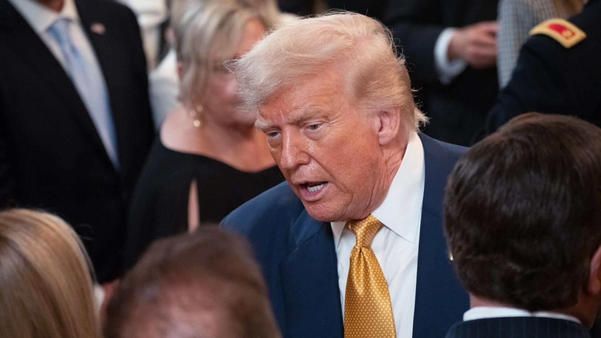 EuropaPress 6861124 16 july 2025 us washington us president donald trump speaks in front of
