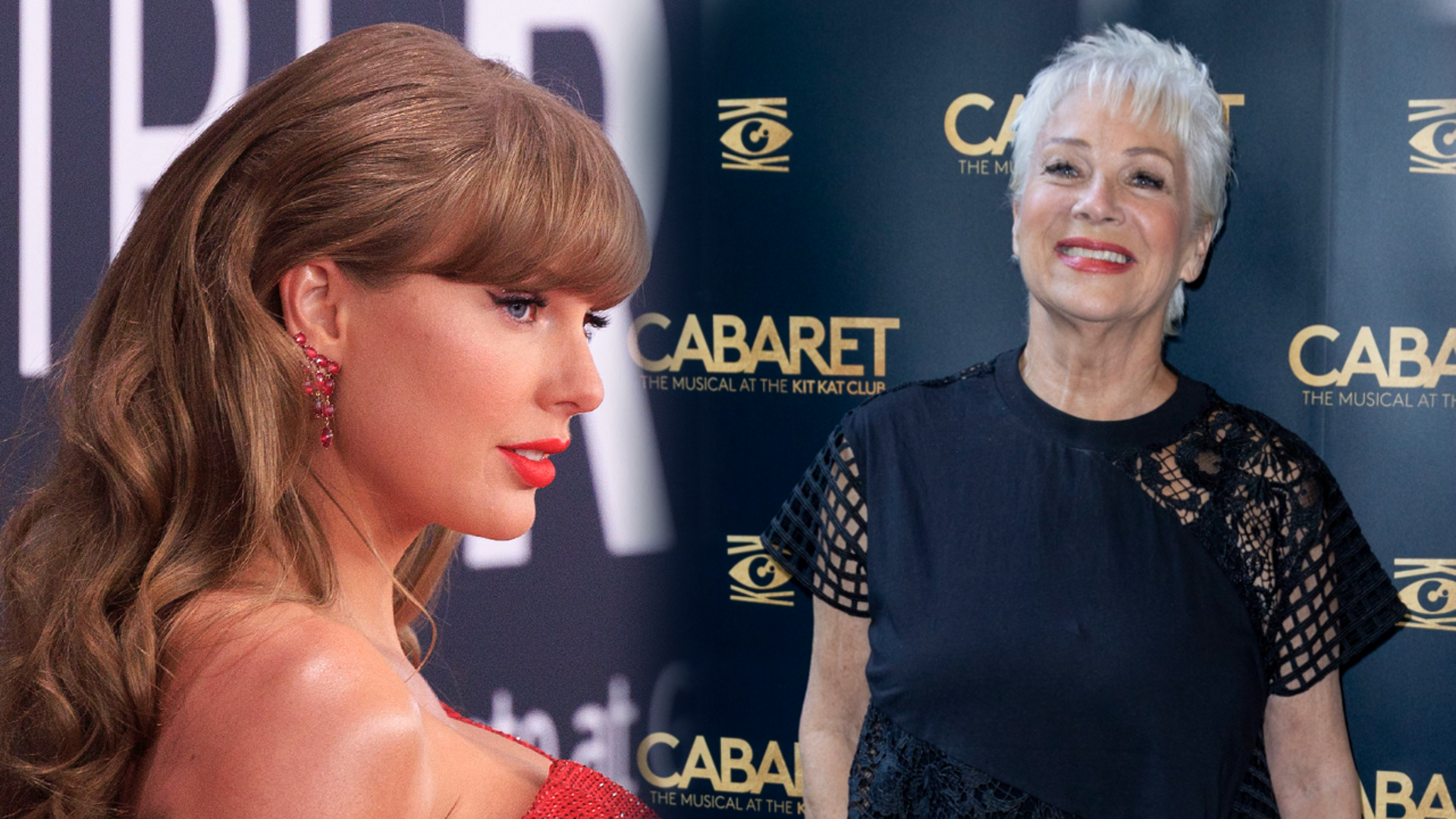 Taylor Swift y Denise Welch