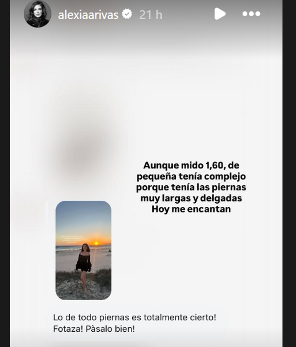 Alexia Rivas habla de su estatura y sus complejos