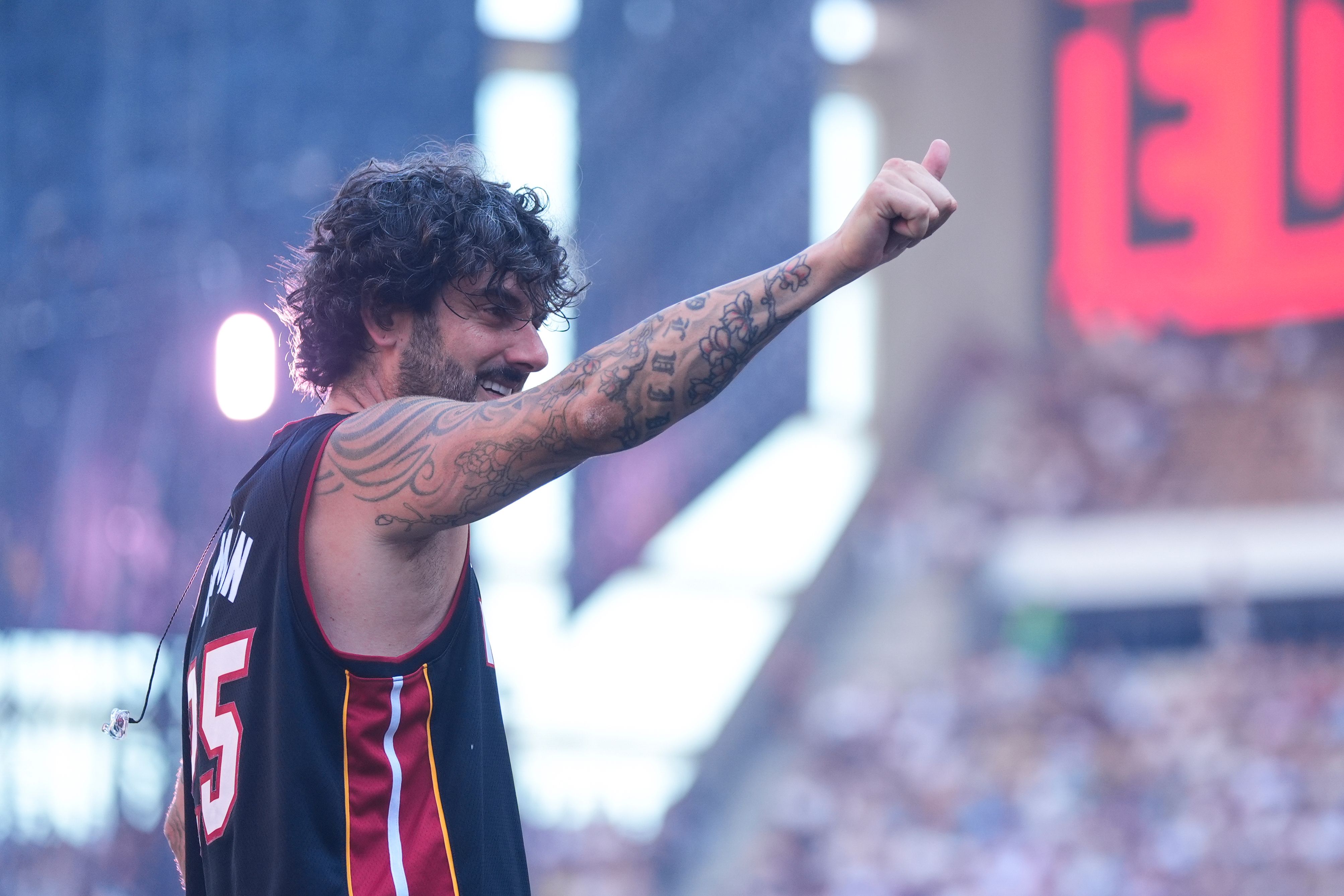 El cantante Melendi durante la quinta edición de La Velada del Año