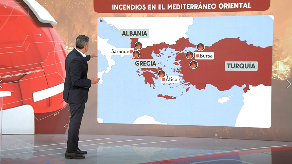 El fuego arrasa Europa: 16 muertos en Turquía y 6 bomberos heridos en Grecia