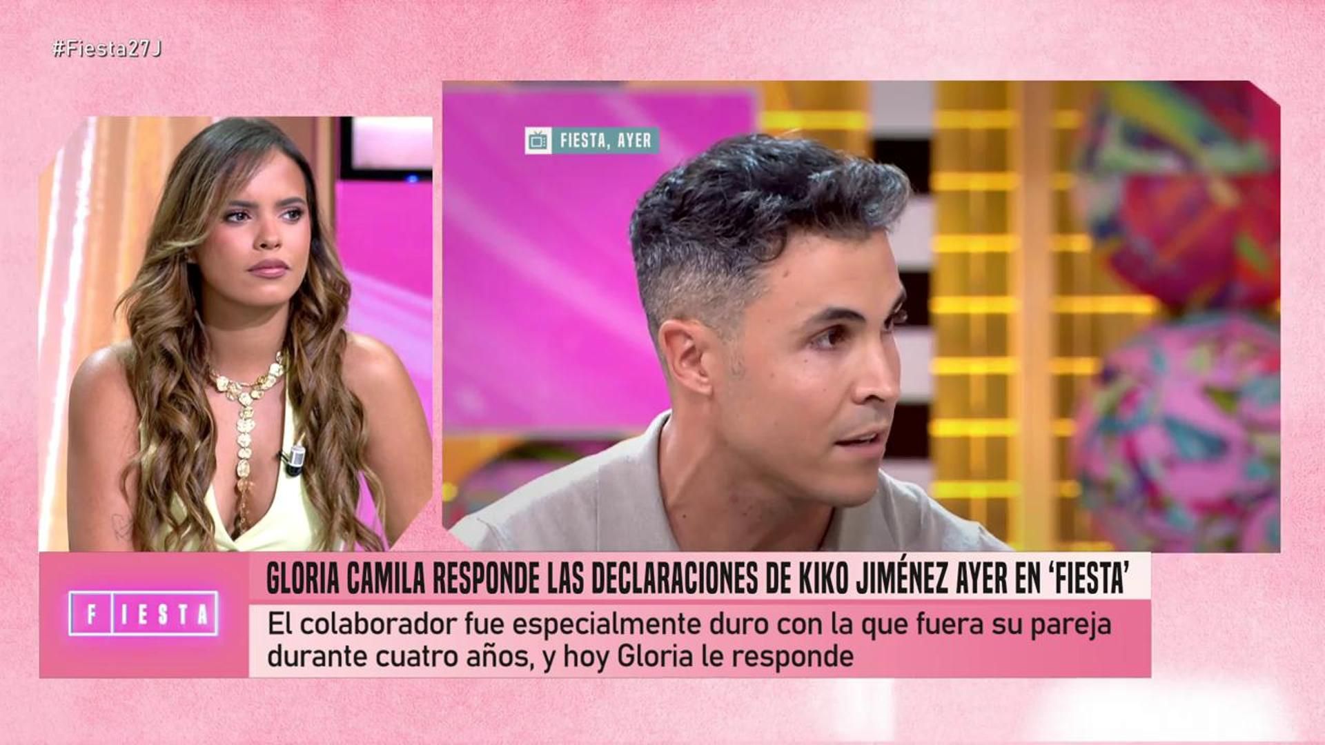 Gloria Camila estalla y contesta enfadada a su ex, Kiko Jiménez: "Es deleznable" Fiesta 2025 Top Vídeos 736