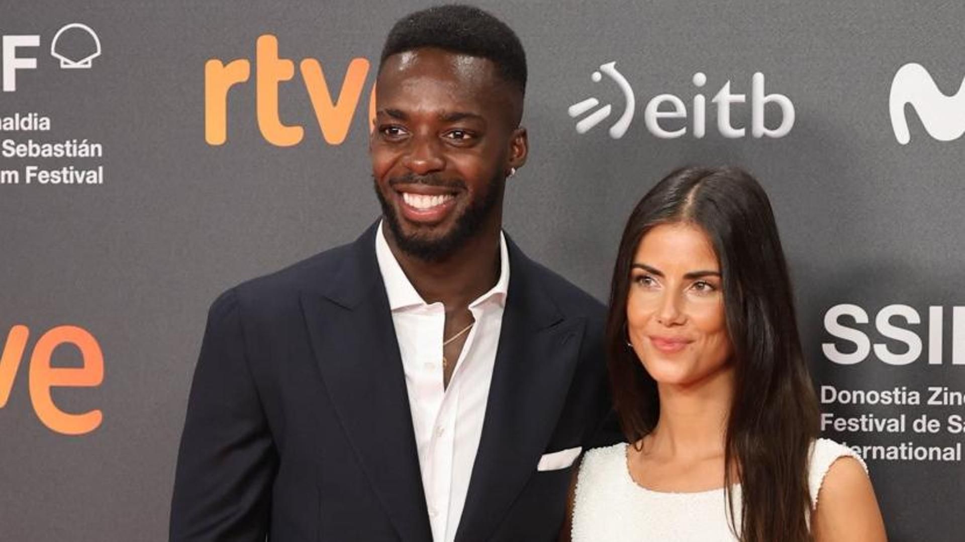 Iñaki Williams y Patricia Morales