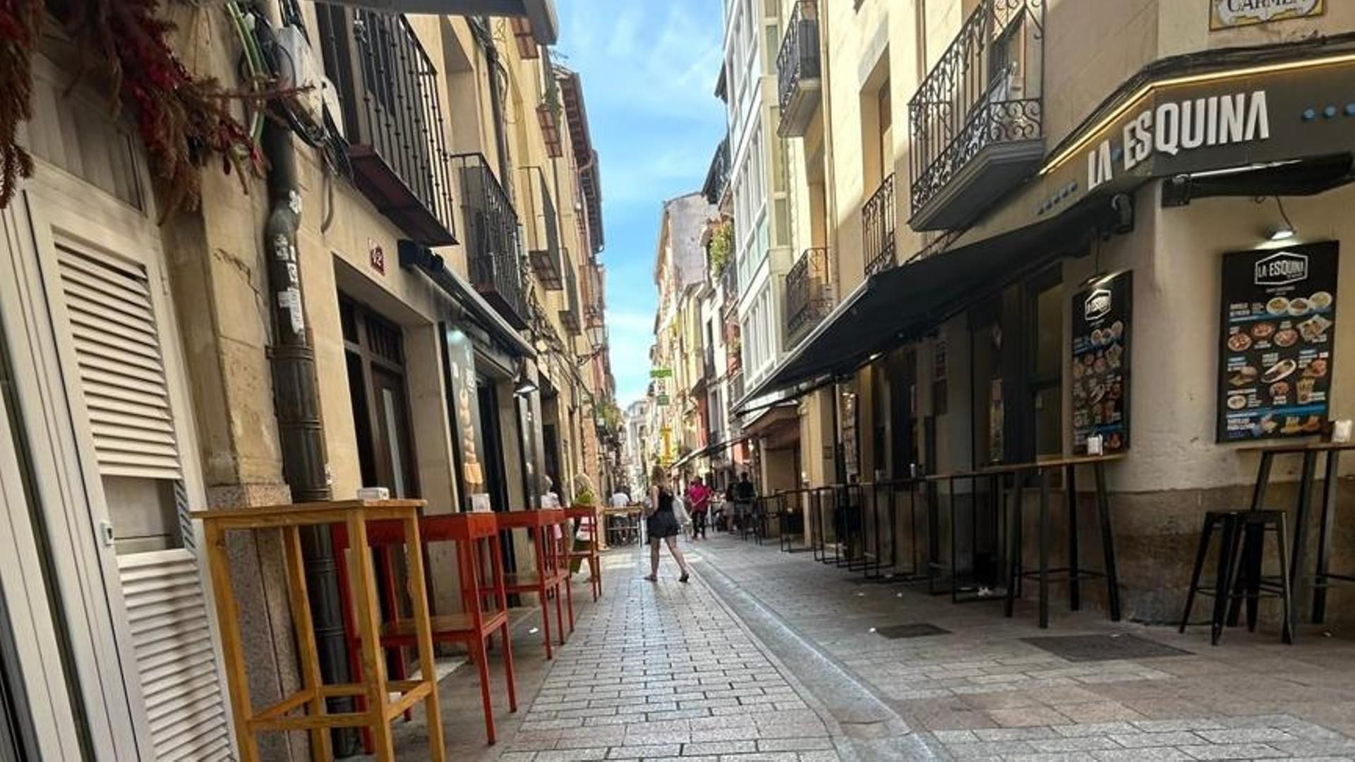 Un hombre de 60 años fallece mientras trabajaba en la cocina de un bar de la calle San Juan de Logroño