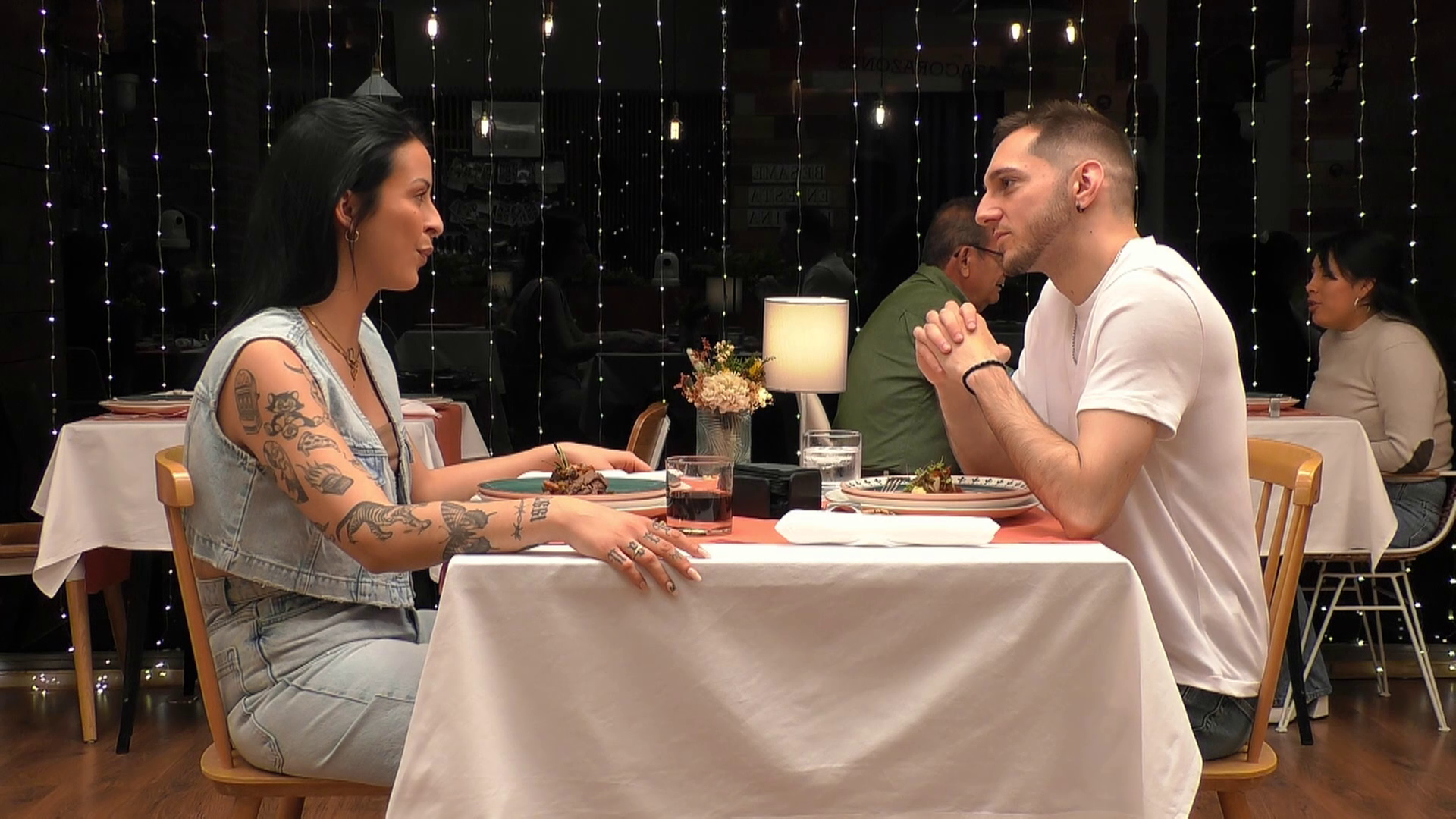 Ángela y Kevin, en 'First Dates'