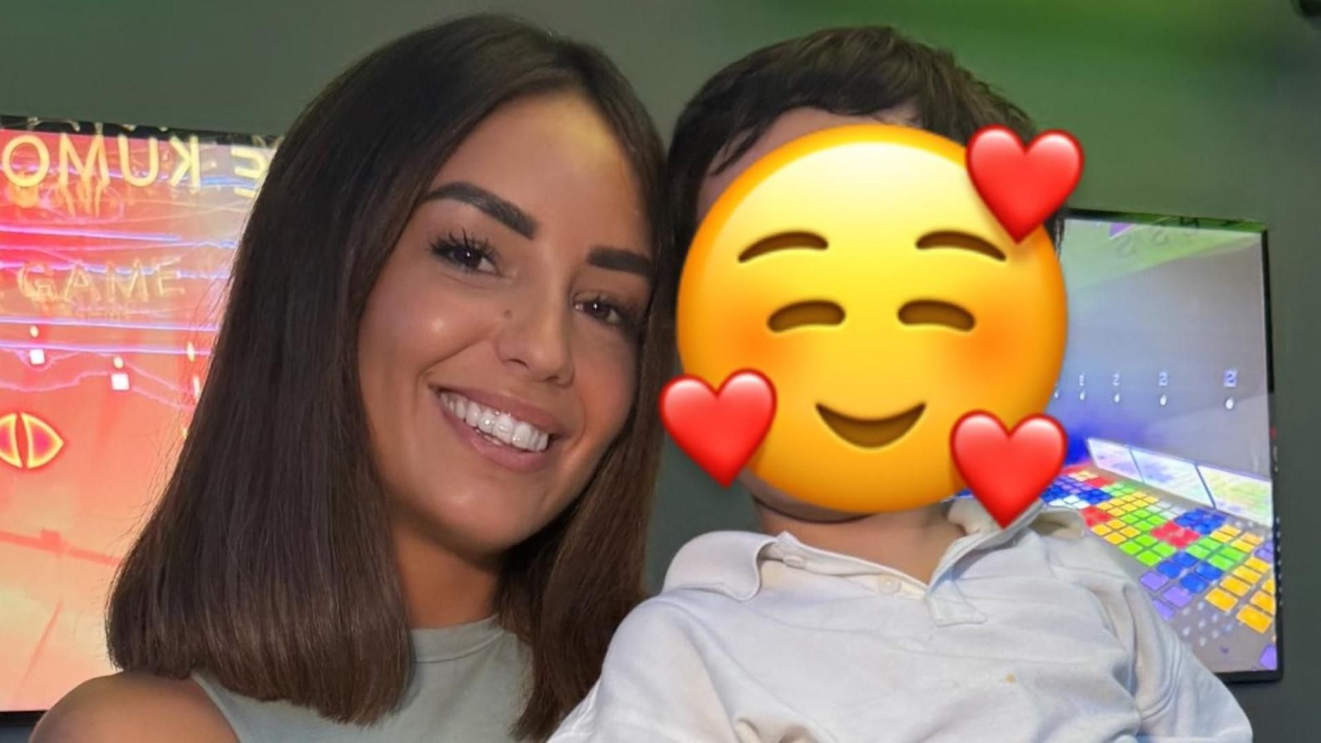 Anita Williams y su hijo