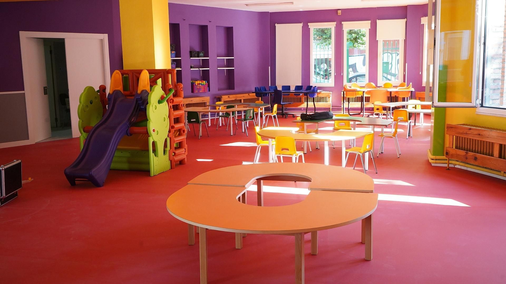 Archivo - Interior de una escuela infantil.