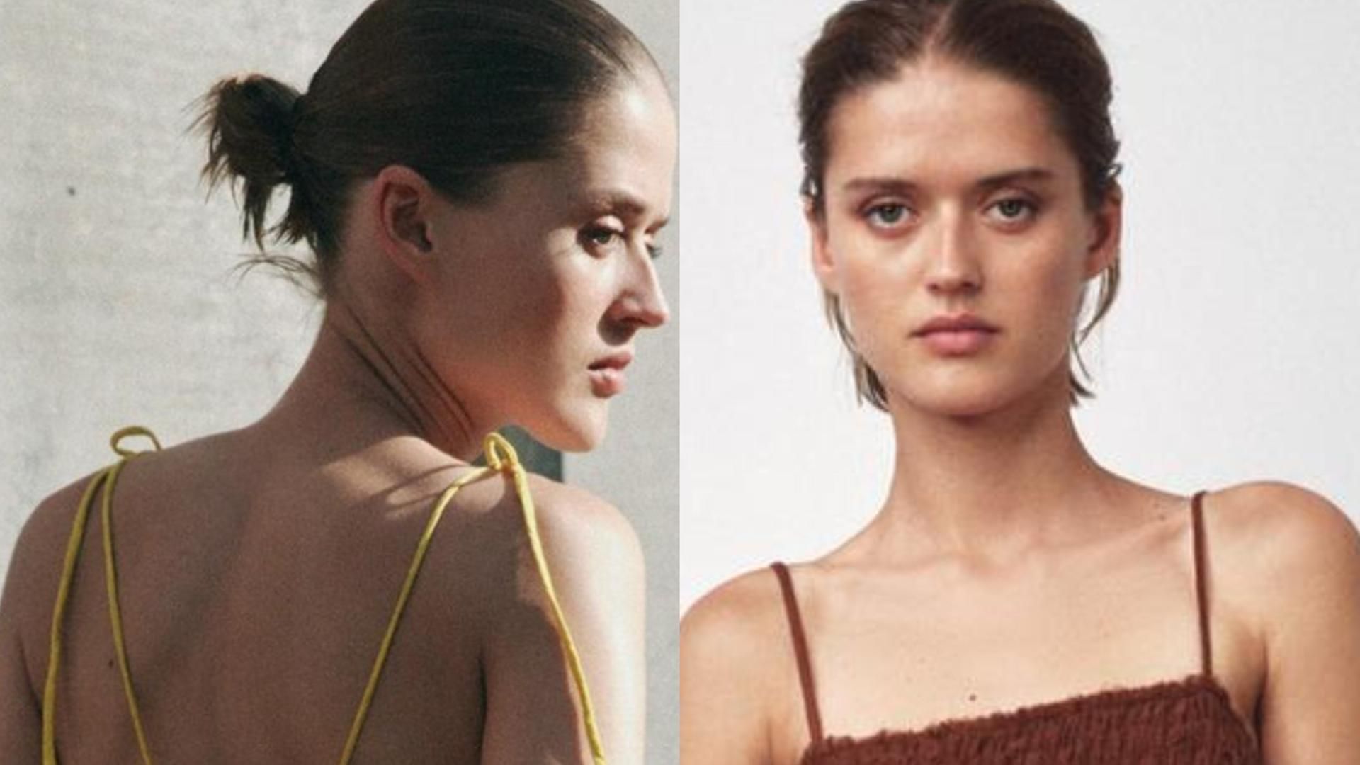 Dos vestidos con tirantes de Zara