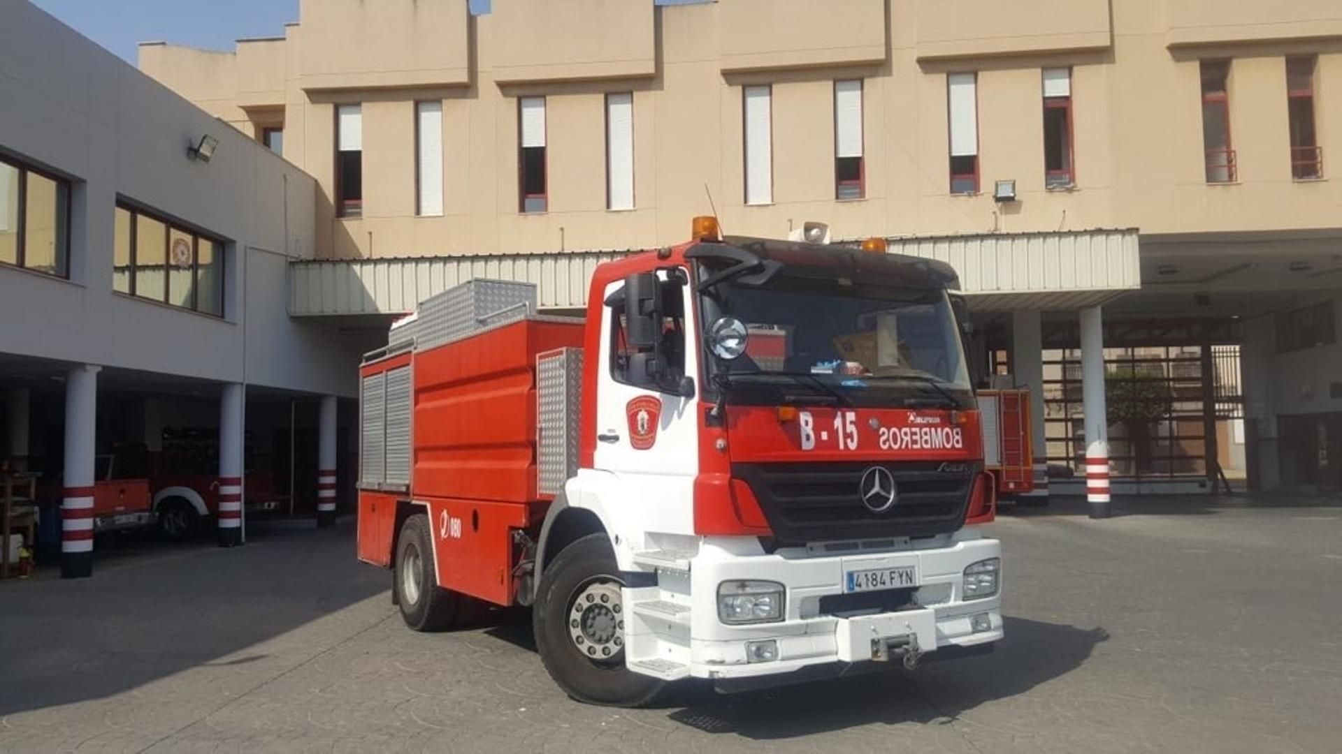 Dotación móvil del parque de bomberos de Melilla Dotación móvil del parque de bomberos de Melilla