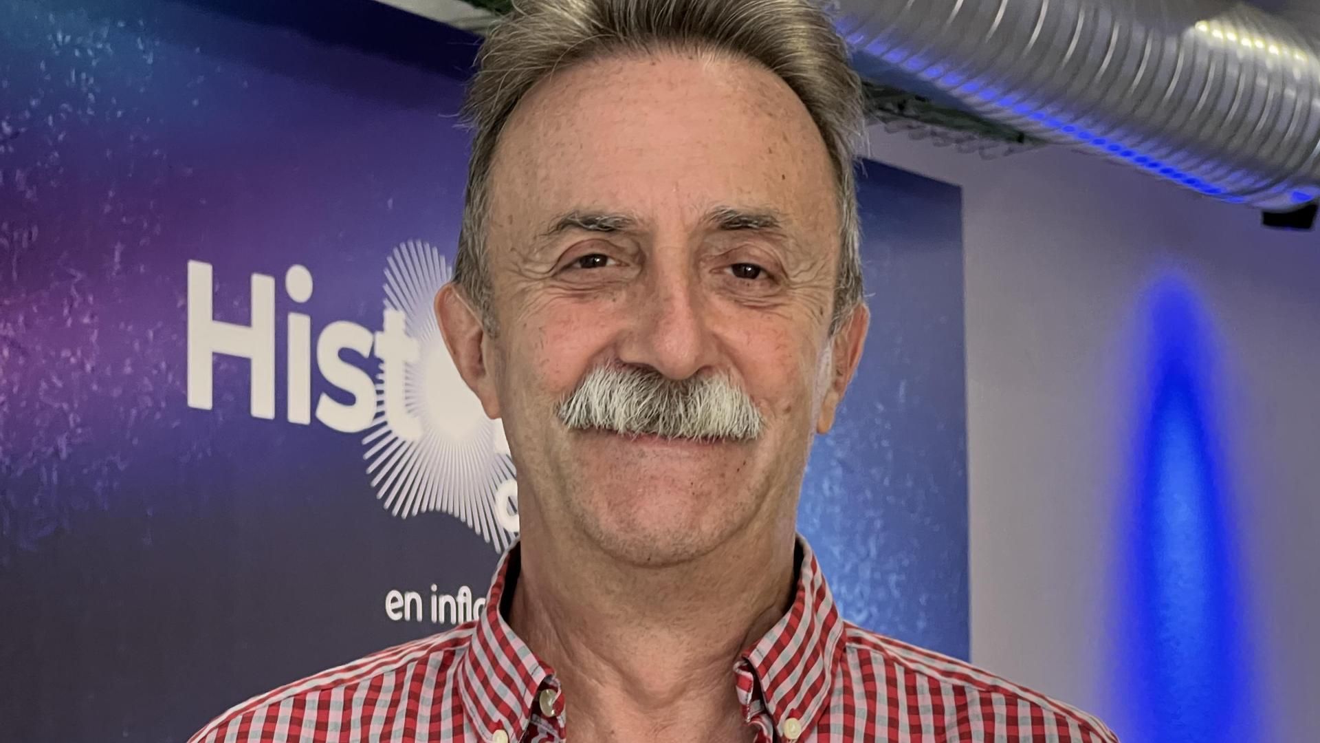 El actor Santi Rodríguez durante la entrevista