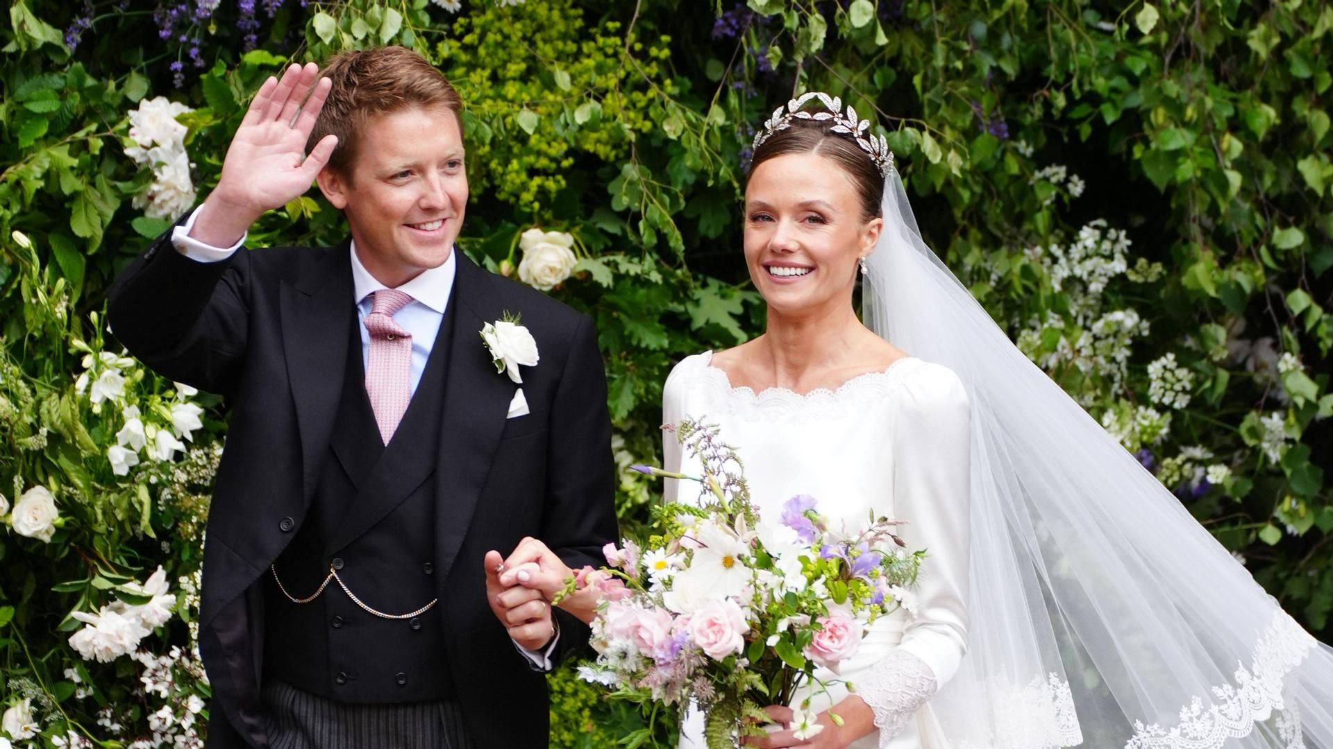 El duque de Westminster y Olivia Henson