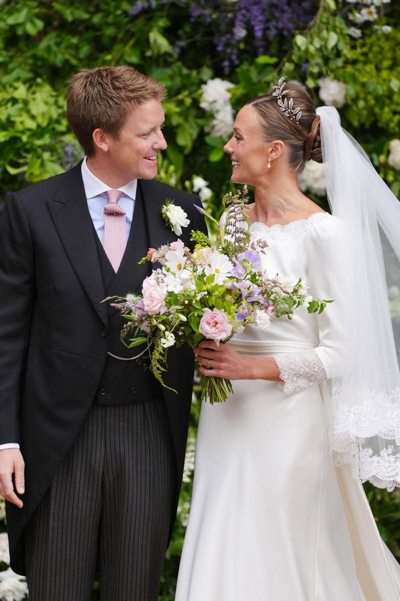 El duque de Westminster y Olivia Henson