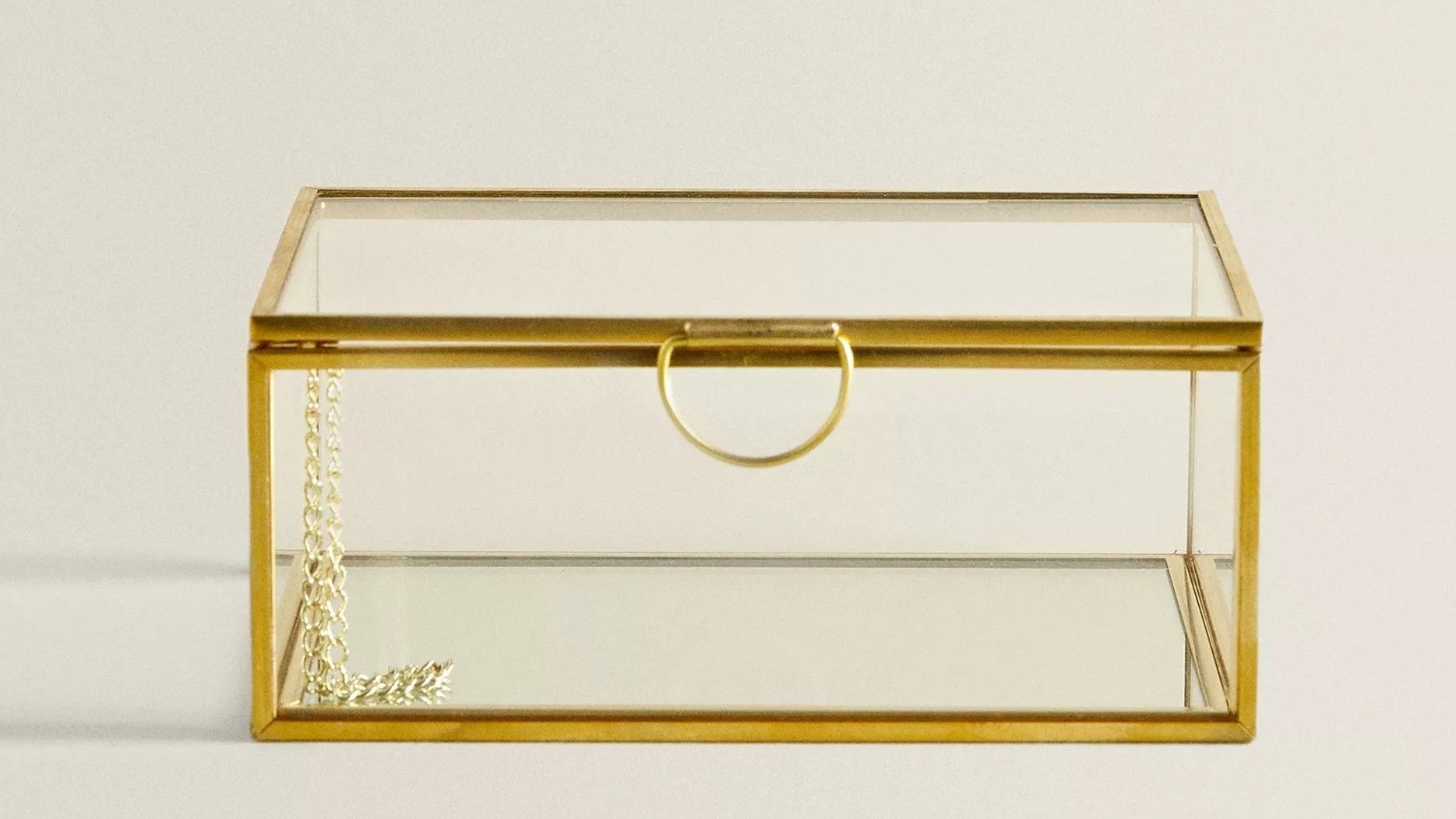 Joyero caja de cristal de Zara Home