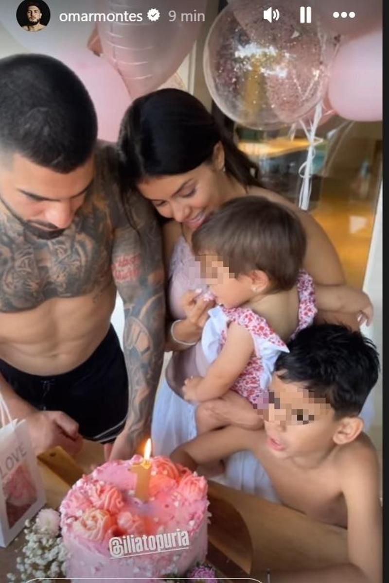 La celebración del cumpleaños de la hija de Illia Topuria