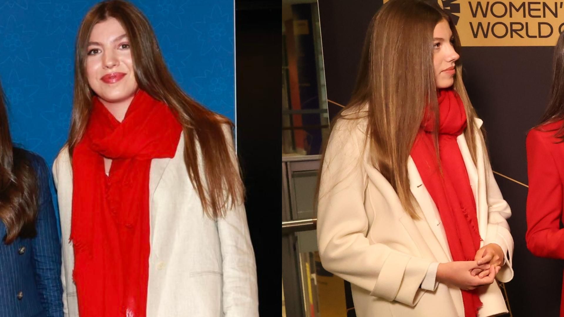 La infanta Sofía en Sídney y en Basilea, en un montaje de fotos