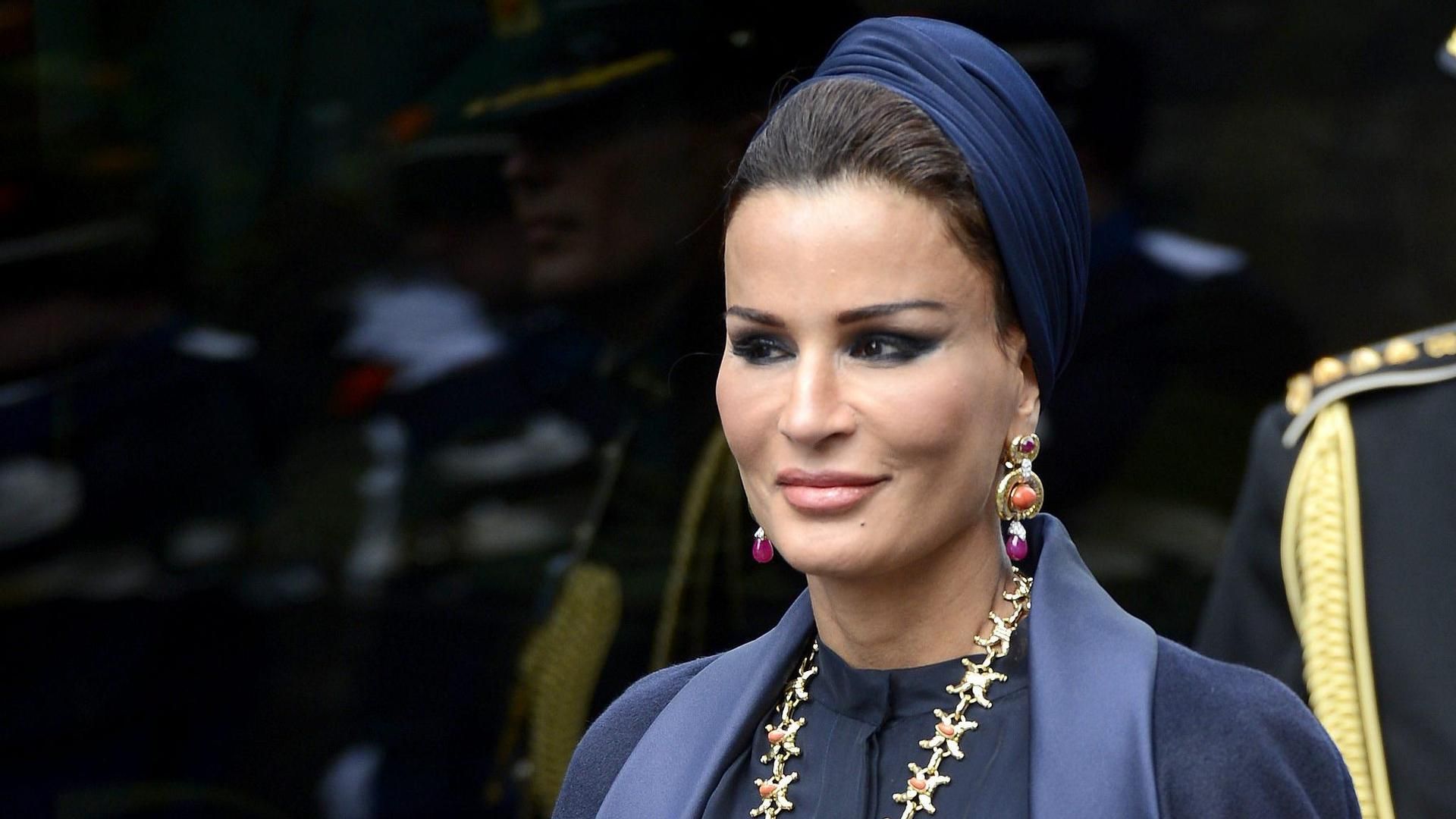 La jequesa Sheikha Mozah de Qatar La jequesa Sheikha Mozah de Qatar