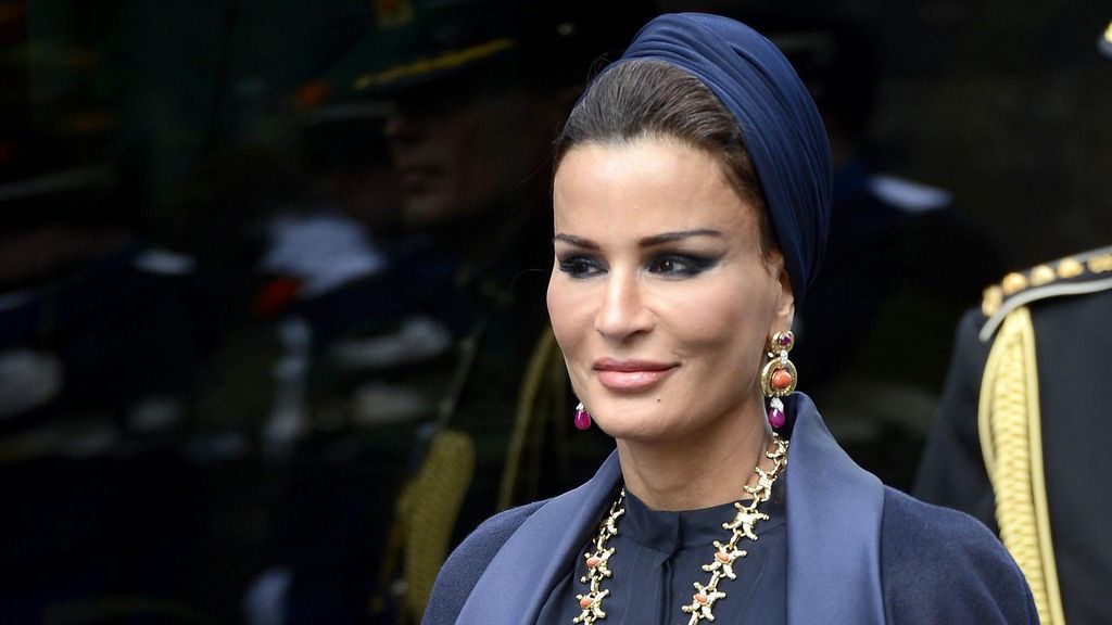 La jequesa Sheikha Mozah de Qatar