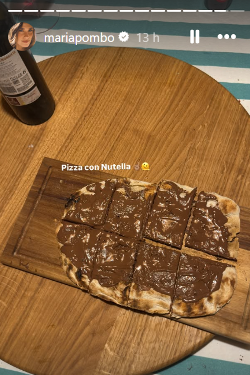Pizza de Nutella
