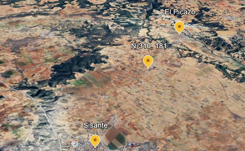 Zona del accidente en Cuenca