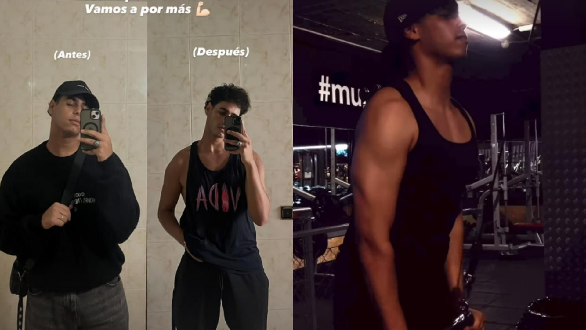 Anuar Beno presume de su cambio físico