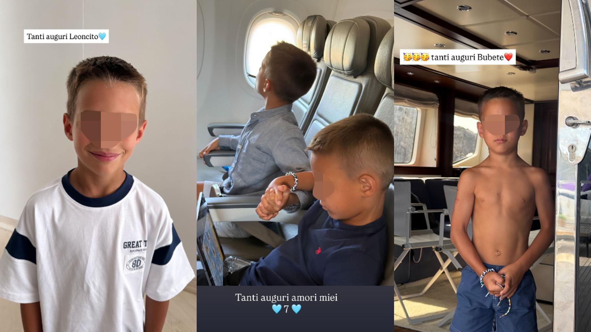 Así han felicitado Álvaro Morata y Alice Campello a sus hijos mayores