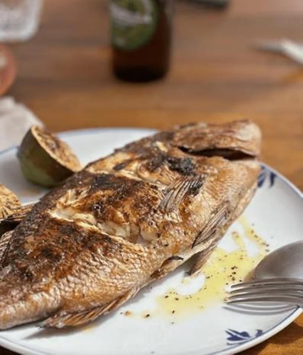 El pescado y el fuego son protagonistas aquí