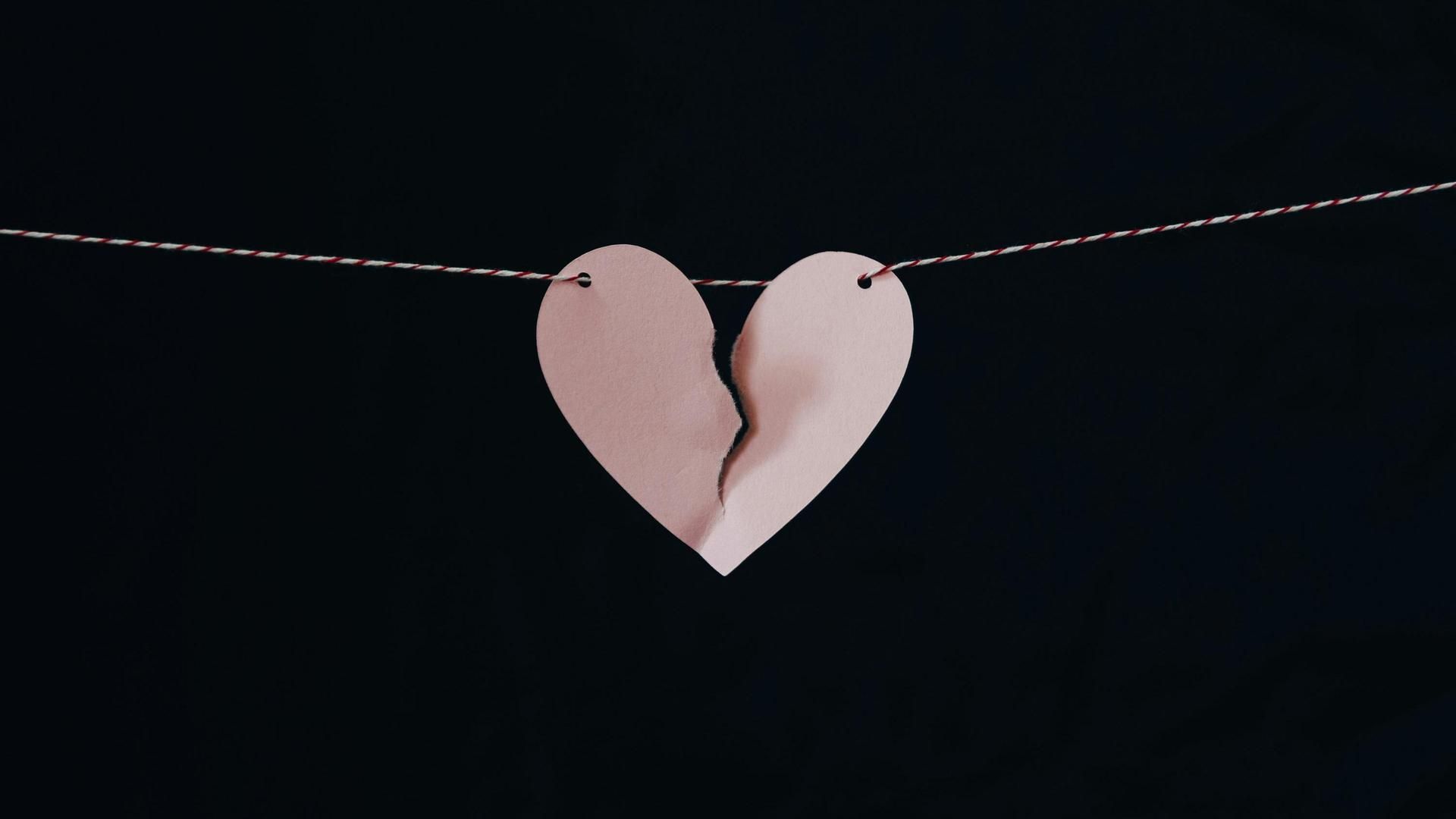 corazón roto corazón roto
