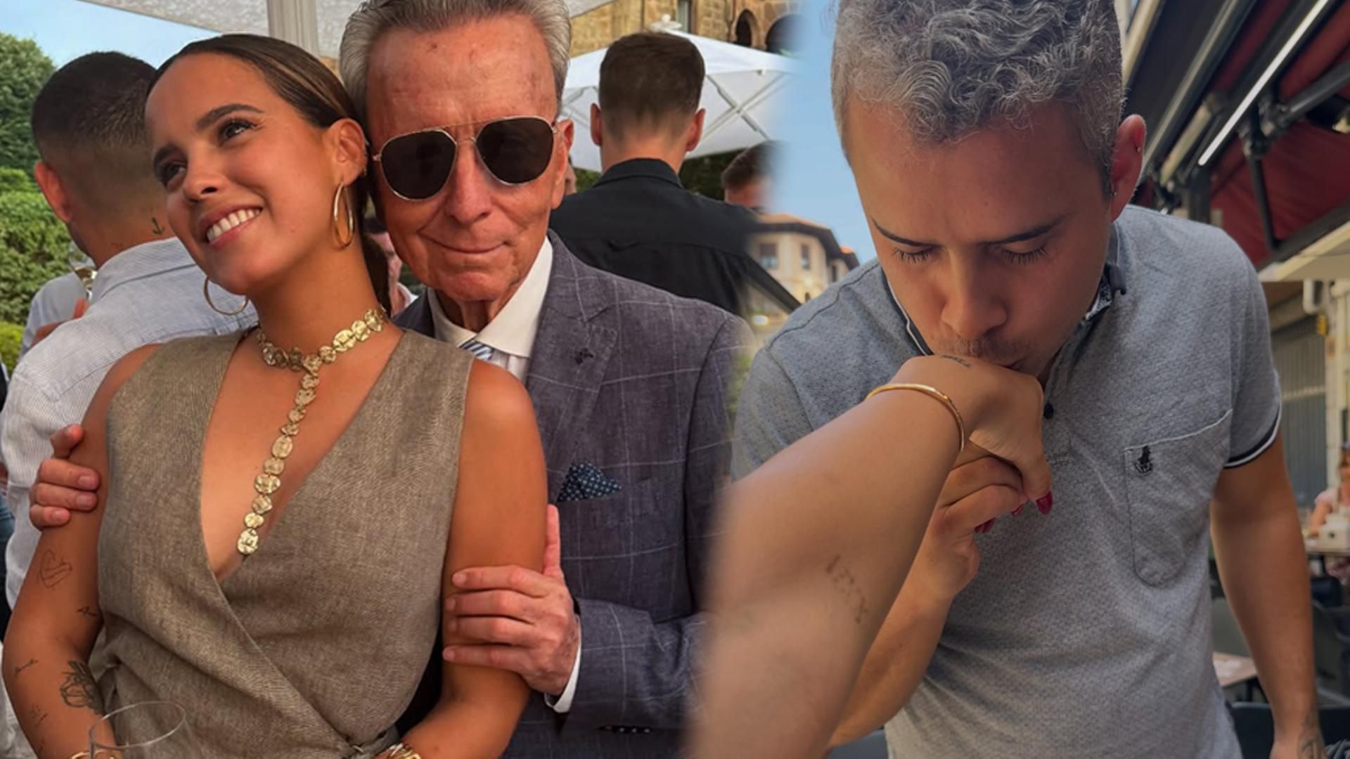 Gloria Camila, su padre y su hermano, en imágenes de sus redes sociales