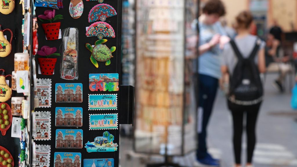 Imagen de archivo de una tienda de souvenirs