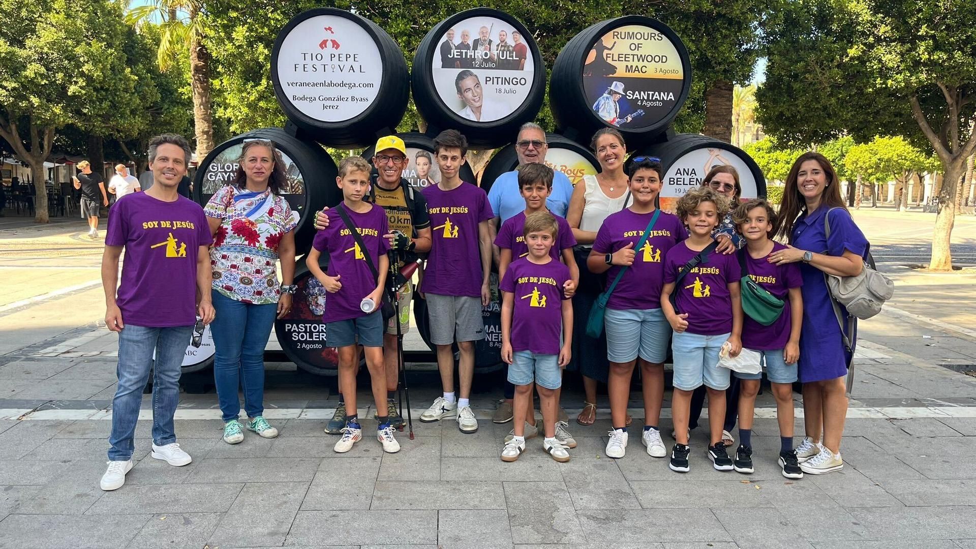 José Antonio recorre España a pie para recaudar fondos contra el cáncer infantil