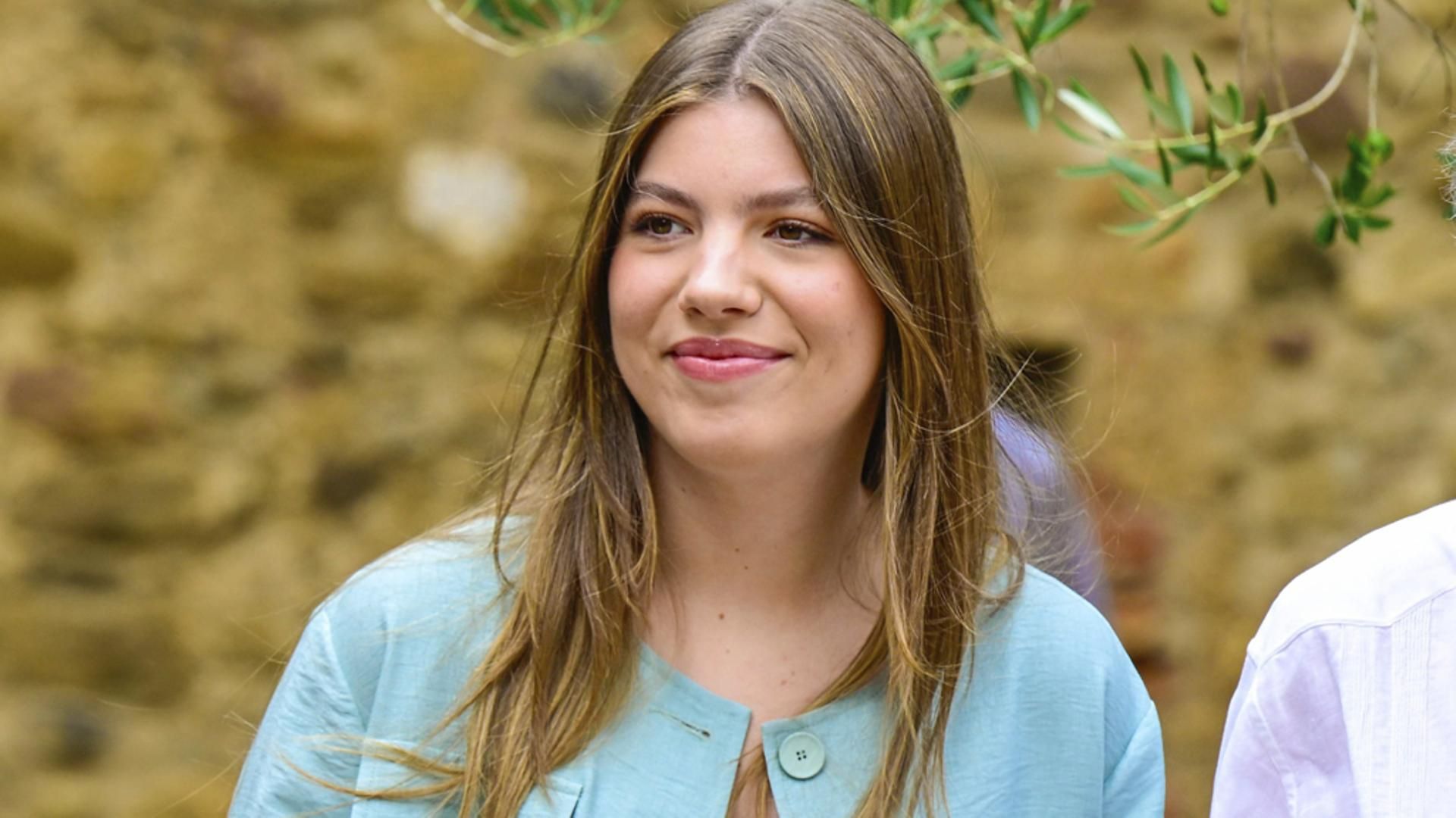 La infanta Sofía, en una imagen reciente La infanta Sofía, en una imagen reciente