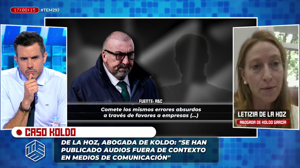 Letizia de la Hoz, abogada de Koldo García, tras la filtración de sus últimos audios: "Hay que poner freno a esto, es una barbaridad"